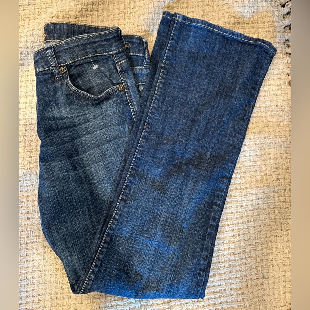 Kut from the Kloth Jeans Womens 8 Blue So Low Boot Cut Medium Wash Denim